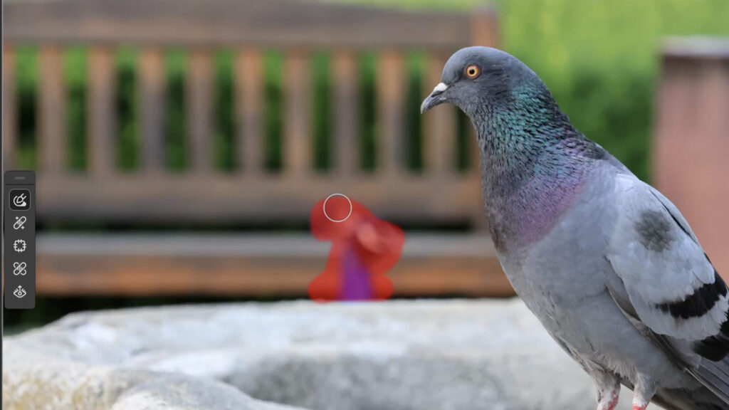 Affinity - program na úpravu fotek zdarma - tutoriál - retušovací štětec