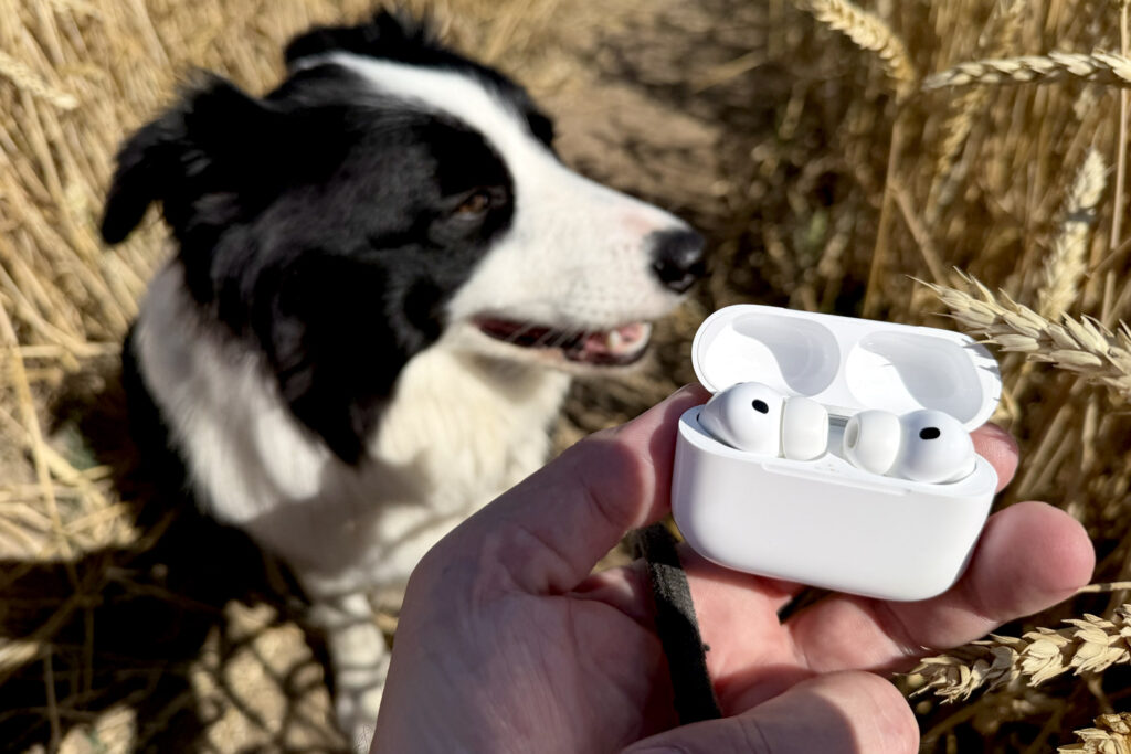 AirPods Pro 3 recenze - pes v poli