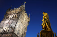 Socha Karla IV. - recenze foťáku Canon R5 Mark II