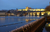 Canon RF 45mm F1.2 STM - recenze - Praha v noci