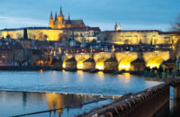 Recenze Xiaomi Redmi Note 14 Pro+ 5G - Pohled na Prahu v noci