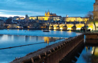 Recenze Xiaomi Redmi Note 14 Pro+ 5G - Pohled na Prahu v noci