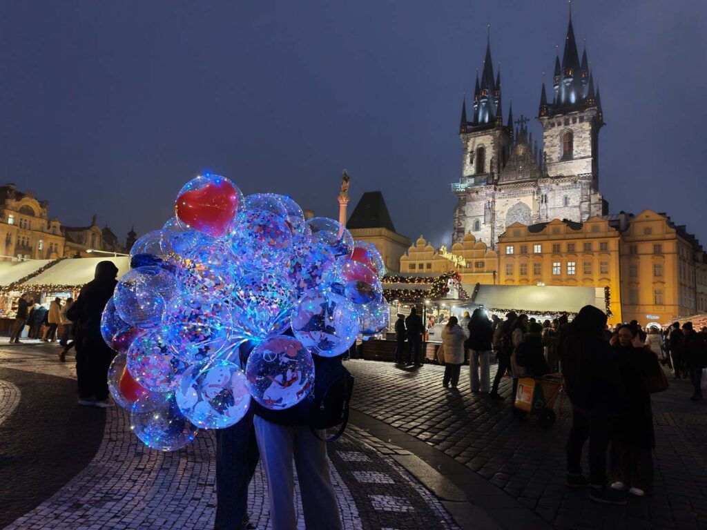 Honor 400 - recenze - Praha v noci