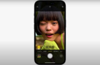 iPhone 15 portrétní mód