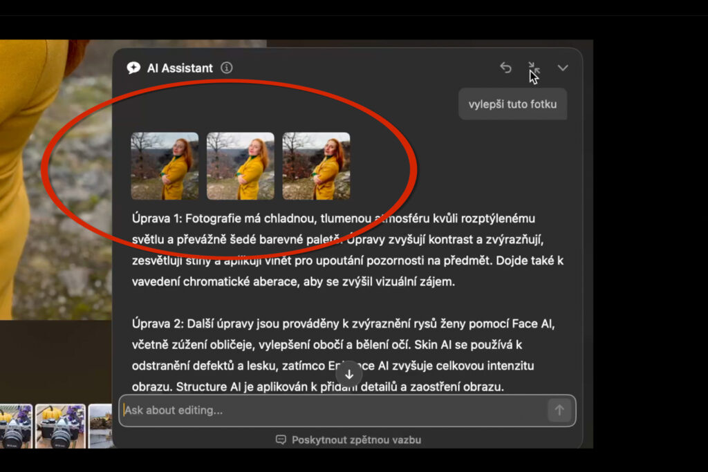 Luminar Neo a AI Asistent - úprava portrétů